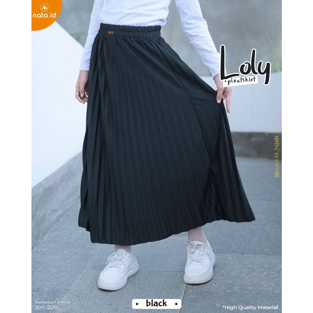 Rok Plisket Anak Loly Pleatskirt KIds by Nata.id hijab