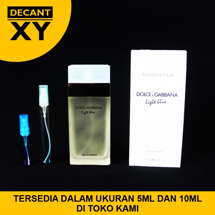Decant 5ml Parfum Dolce & Gabbana Light Blue women