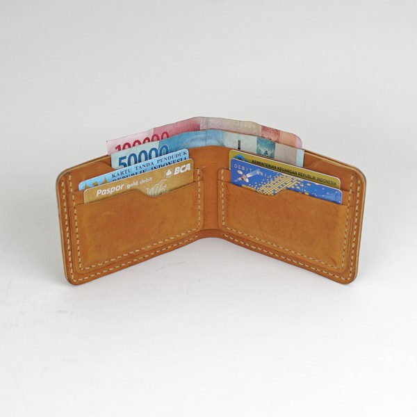 Jayuwan JJU Dompet Pria 2 Layer Handmade Kulit Sapi Asli CH