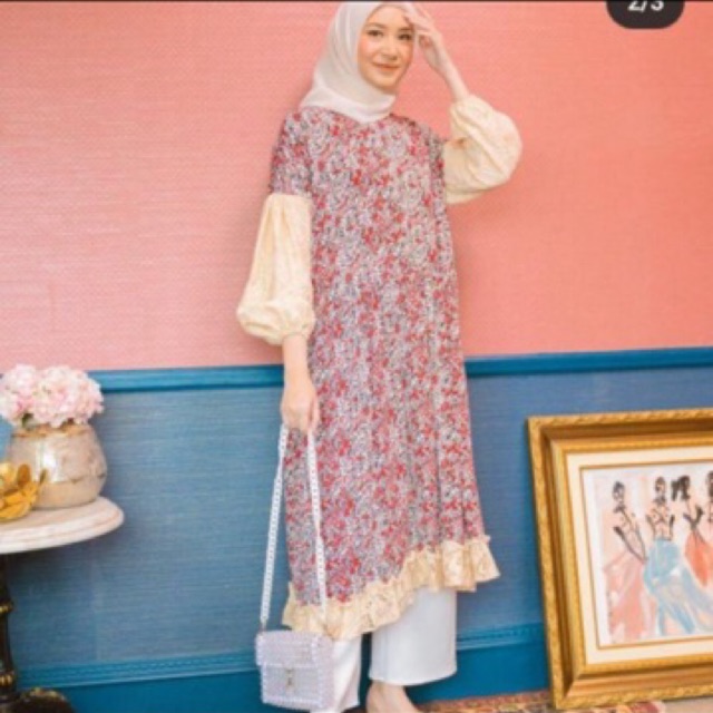Midi dress raya haideeorlin