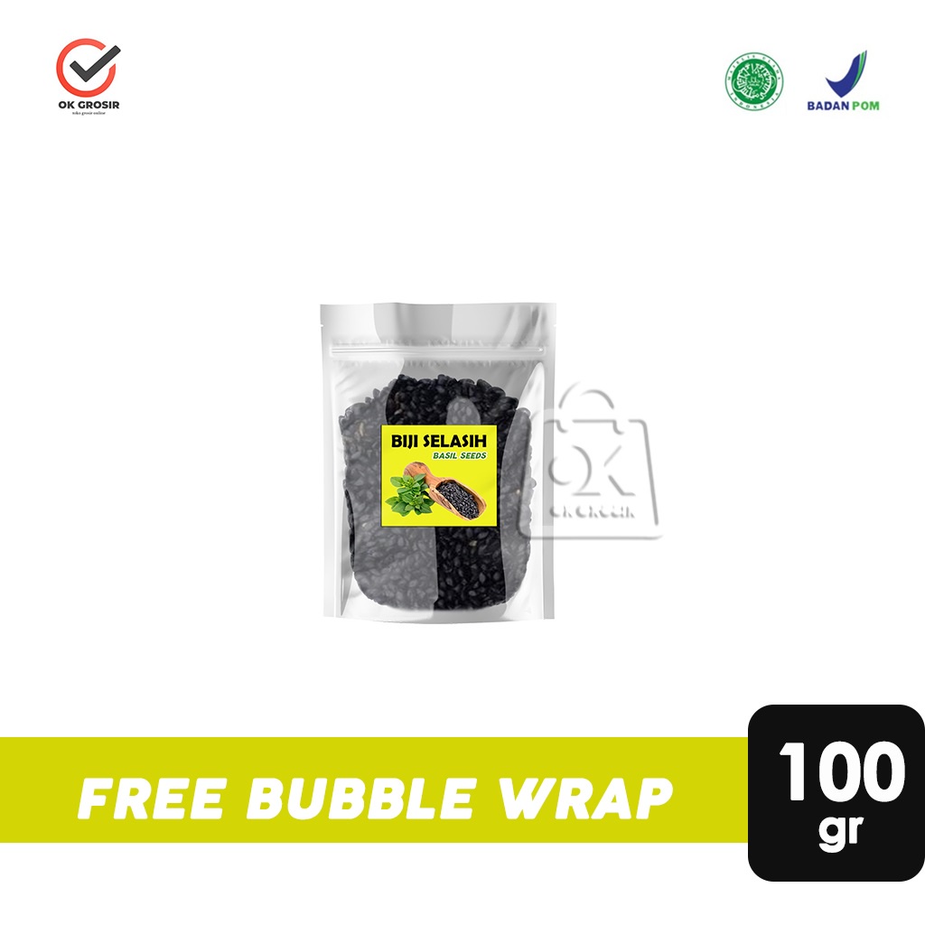 

Biji Selasih / Fresh Basil Seeds (100 gr)