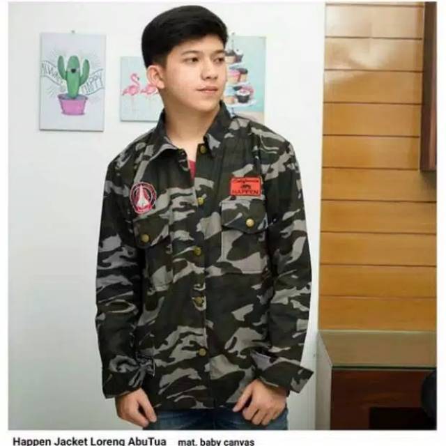 COD bayar ditempat Jaket loreng army premium