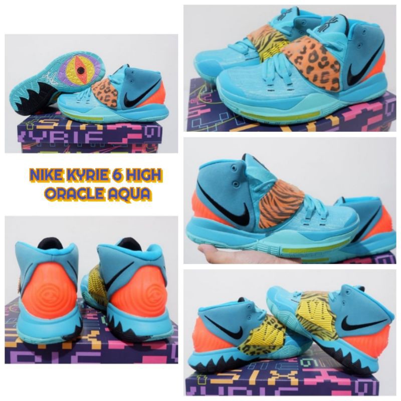 SepatuBasketNikeKyrie6HIGHOracleAqua