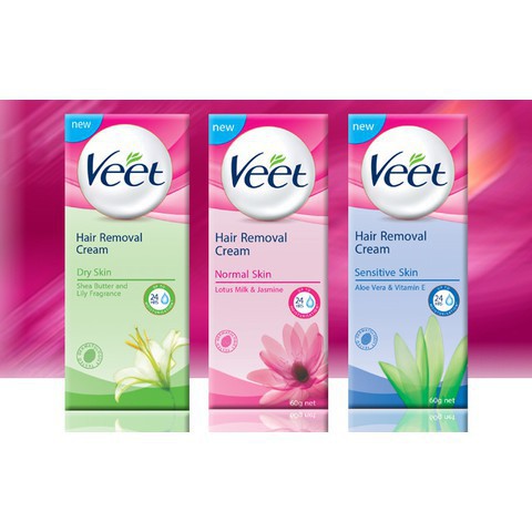 KEMASAN SACHET Veet Hair Removal Cream  25gram,15gram, 60 gram,