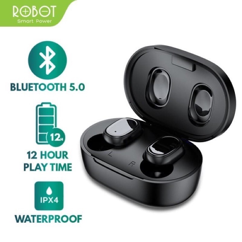 Robot Headset Bluetooth TWS T20 T 20 / T10 T 10 / T20s 5.3 Tru Wireless Airbuds Earphone Garansi Original Resmi