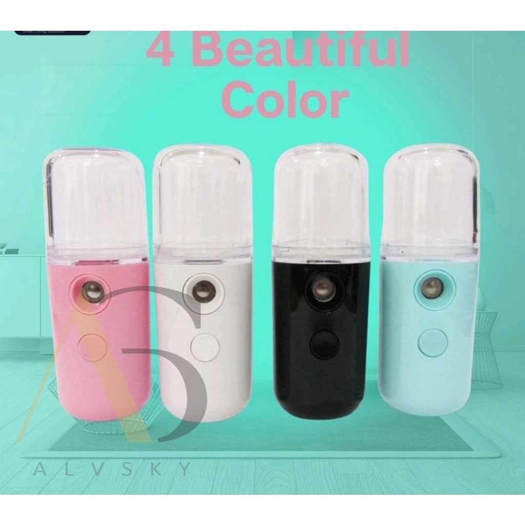 NANO SPRAY PORTABLE MINI MIST SPRAYER USB RECHARGEABLE 30 ML PELEMBAB PERAWATAN WAJAH