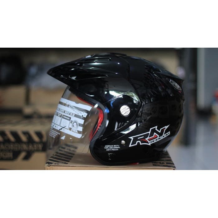 Helm RN Dakota Hitam Glossy mirip Ink Centro Ori