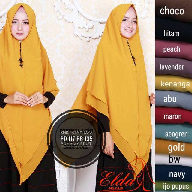 KHIMAR SORAYA by Elda Hijab
