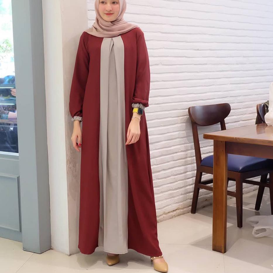 Gamis Jumbo Ld 120 Terbaru Dress Lebaran Murah Dan Kekinian **ZOE DRESS**