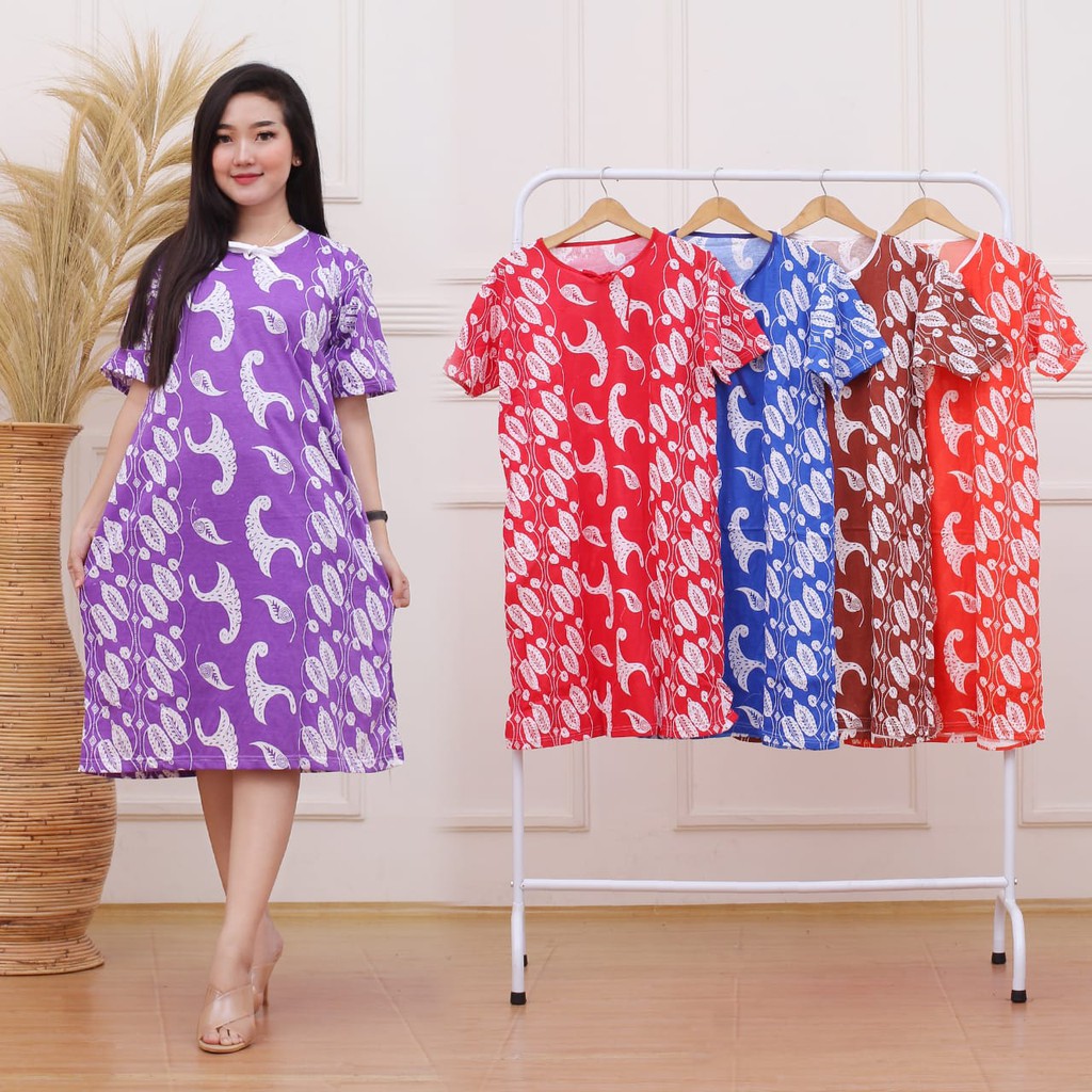 Daster kaos batik - Daster kaos - daster murah - daster batik pekalongan - baju tidur