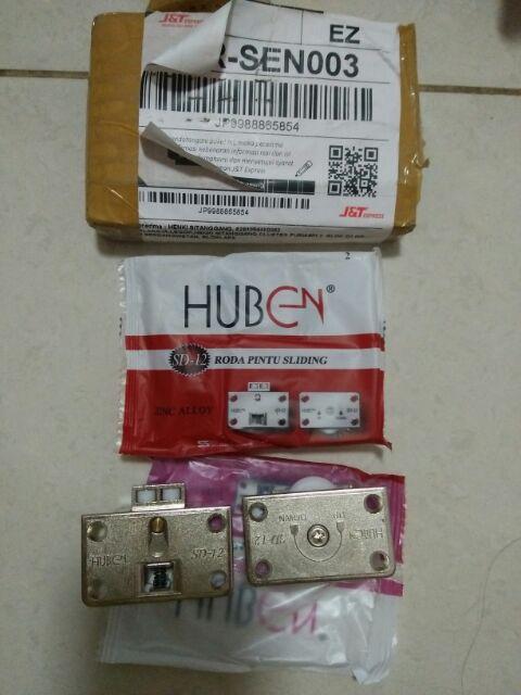 Roda Pintu Sliding Lemari Geser Model 388 Huben Sd12 Pasangan Rel U M
