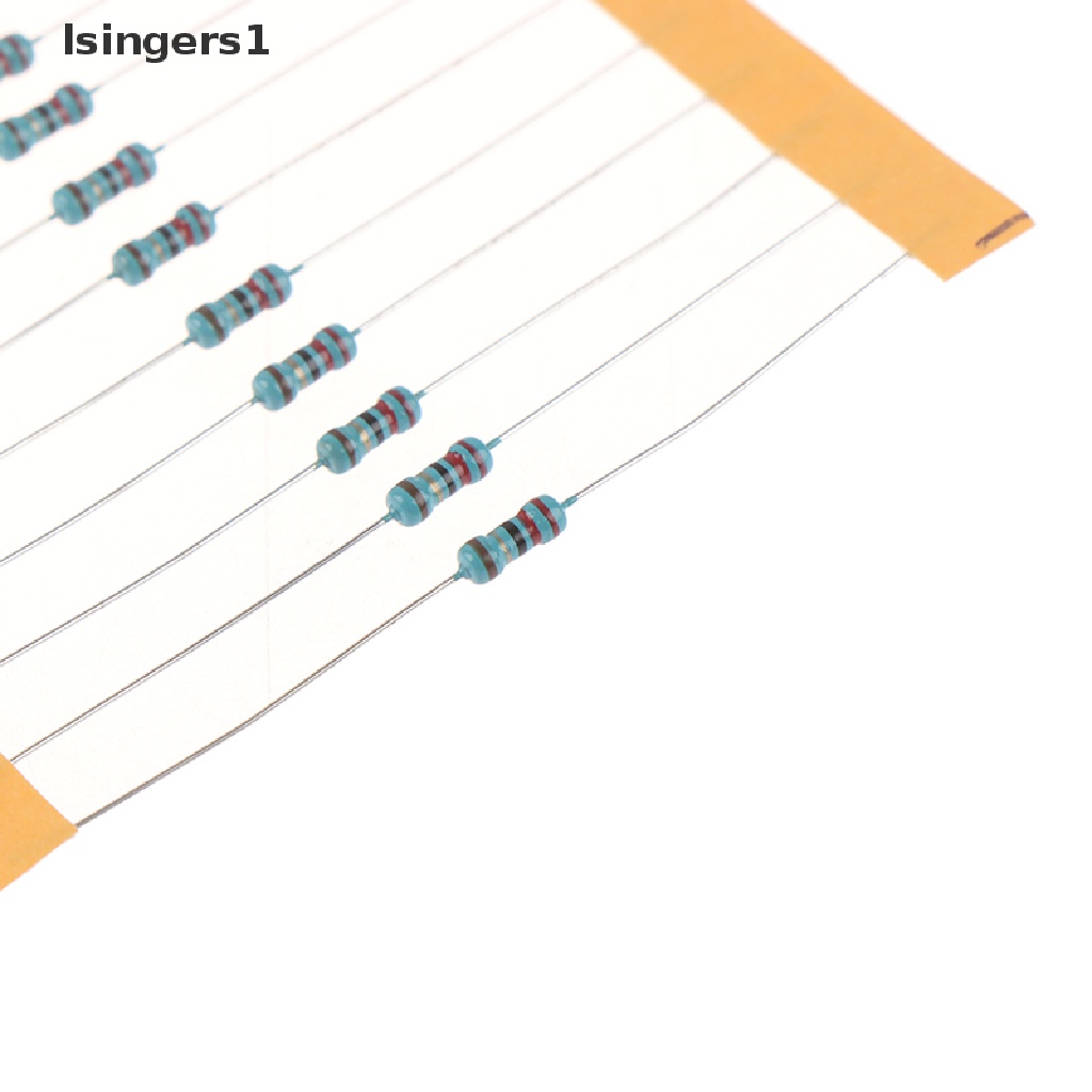 (lsingers1) 600pcs 30 Jenis Resistor Metal Film 1 / 4W 1%