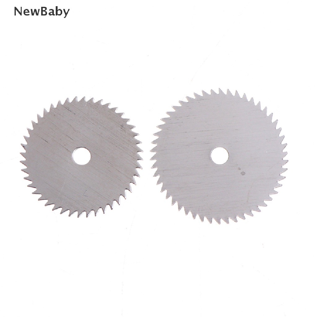 Newbaby 10Pcs / set Cakram Pemotong Stainless Steel Metal 16 18 22 25 32mm