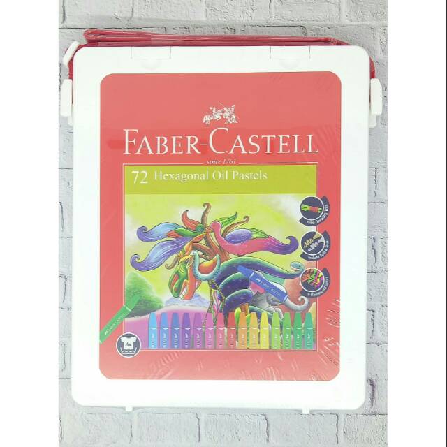 

Crayon : oil pastels 72 warna Faber Castell