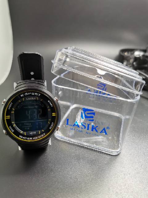 Jam tangan digital Sporty water Resist Lasika 8110