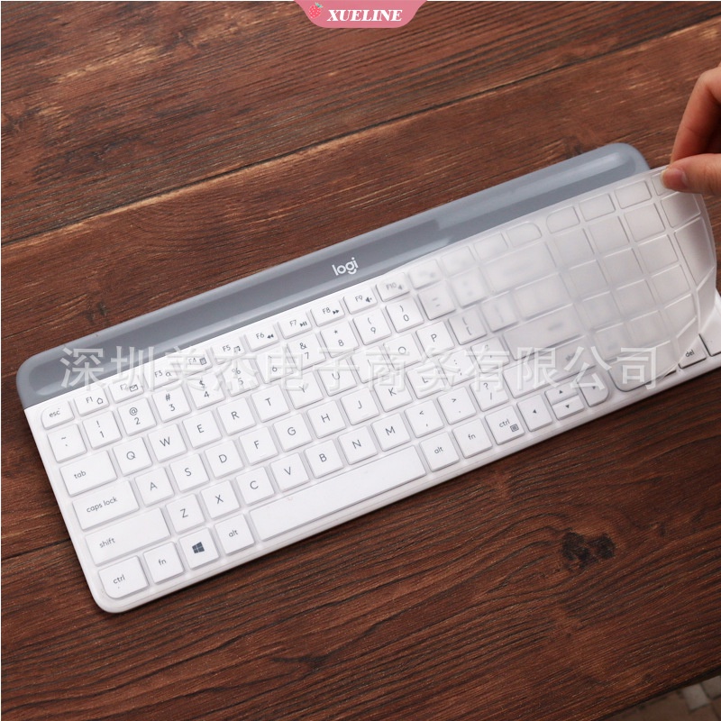 Cover Pelindung keyboard Wireless Logitech MK470 K580 K580 Bahan Silikon Anti Debu K580 MK 470