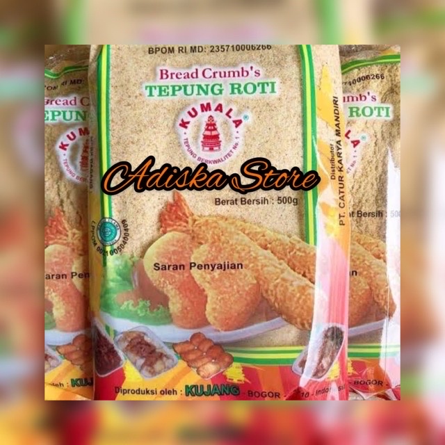 

cs01477 Tepung Panir (Tepung Roti) Halus Kumala 500 Gr Da01D100