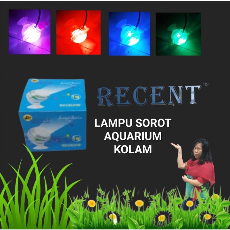 LAMPU SOROT RECENT LAMPU SOROT AQUARIUM KOLAM IKAN