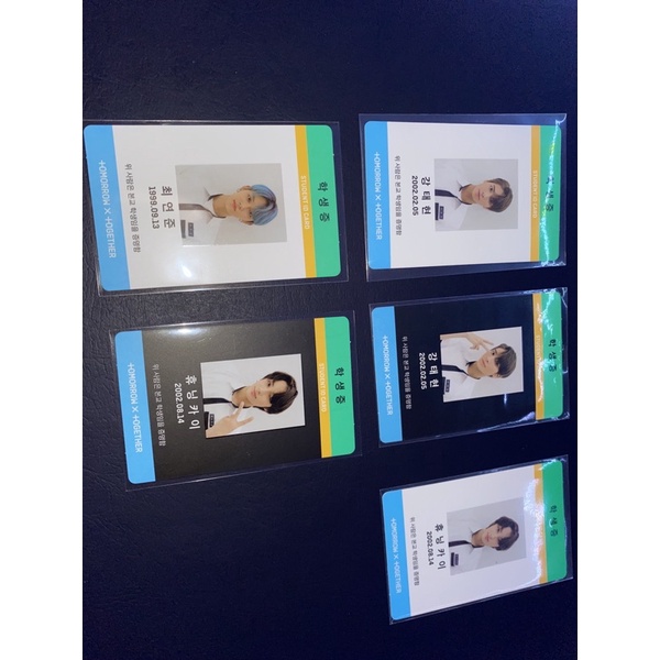 PHOTOCARD TXT YEONJUN TAEHYUN HUENINGKAI ID SANCTUARY ARCADIA