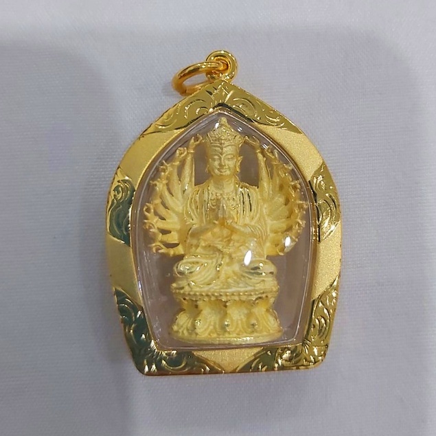 Liontin Buddha Dewi Kwan Im / Guan Yin Seribu Tangan & Bermata Seribu