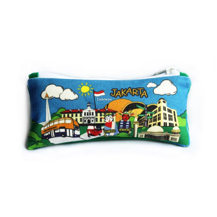 

Tempat Pensil Pouch Anak Kanvas Souvenir Khas Jakarta CP2 012