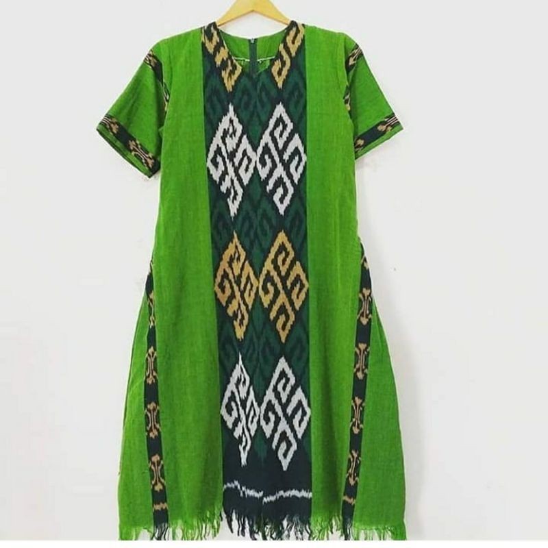 dres tenun Rumbai baju tenun ntt kain tenun etnik