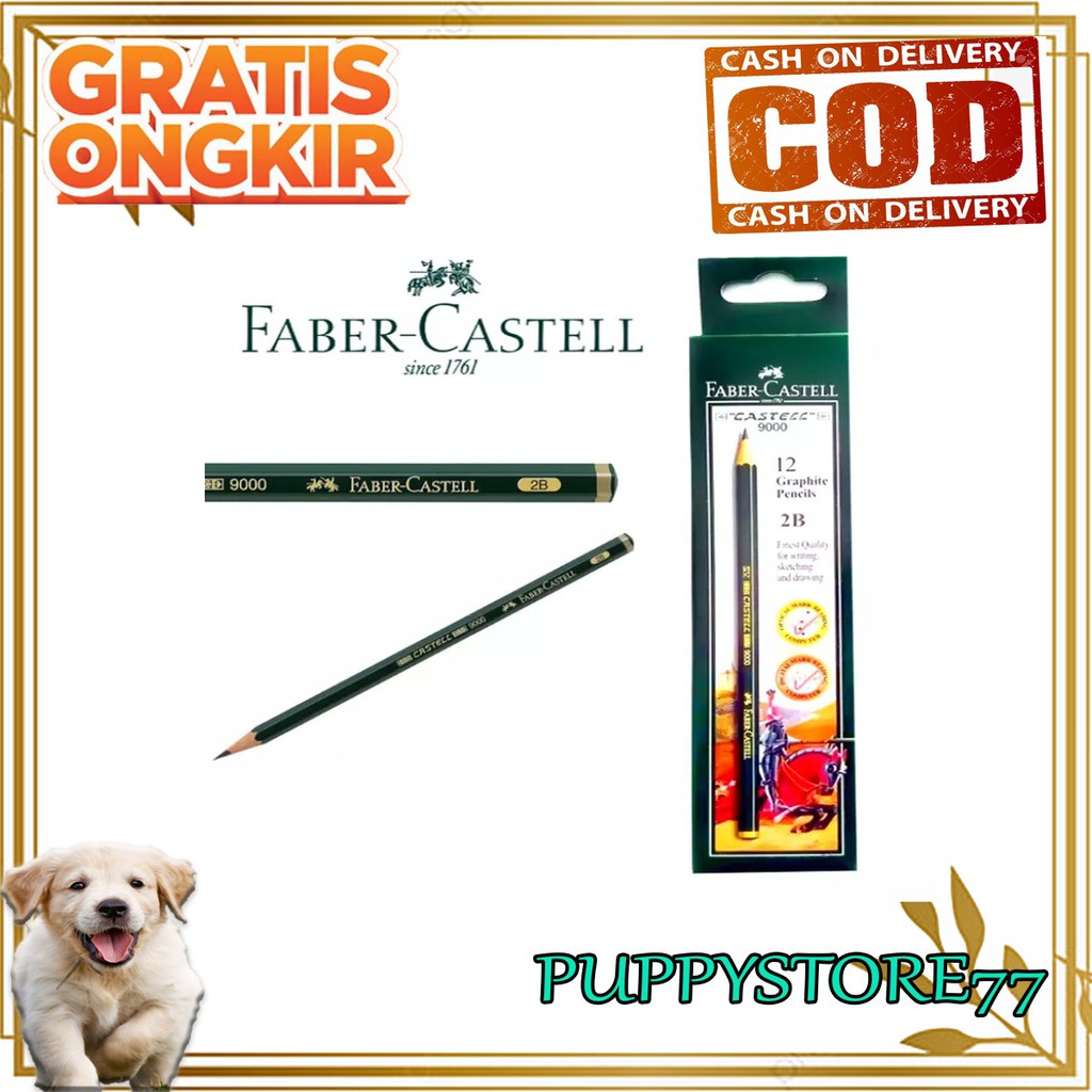 

PuppyStore77 Pensil Faber Castel 2B Original / Faber Catle
