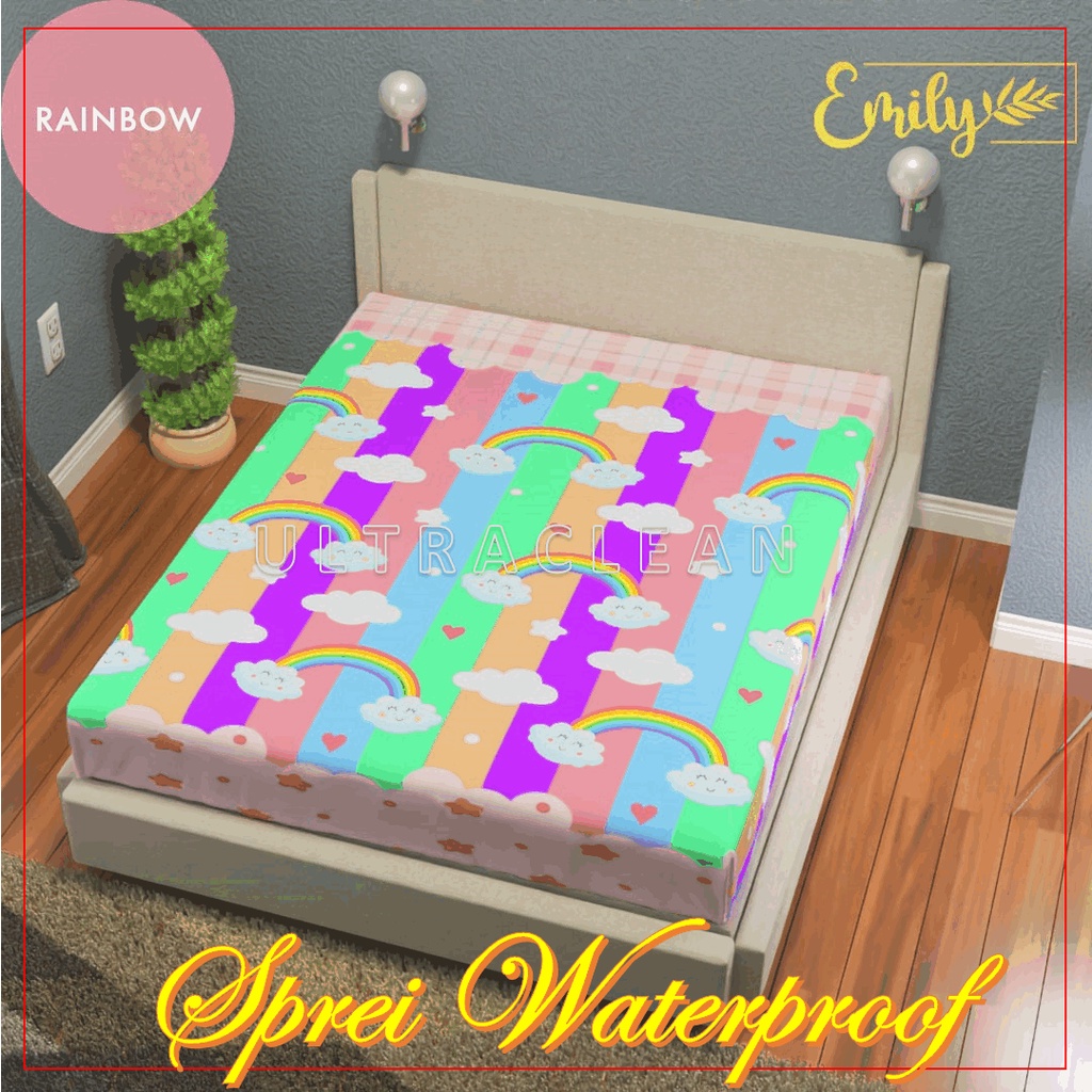 Sprei Waterproof Motif Karakter Dewasa Minimalis 