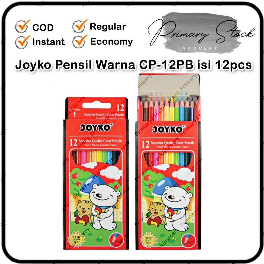 

Pensil Warna Joyko Isi 12 Panjang Murah Set Lengkap 1 Pak