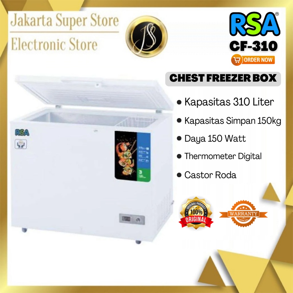 CHEST FREEZER 310 LITER RSA CF 310