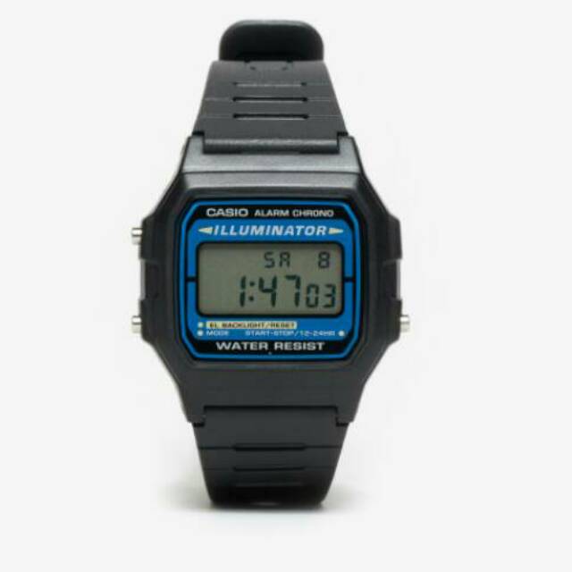 Jam Tangan Pria Original Vintage CASIO F105 Original & Bergaransi
