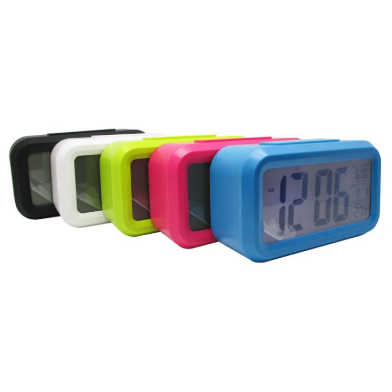 Fanju Jam LCD Digital Clock with Alarm