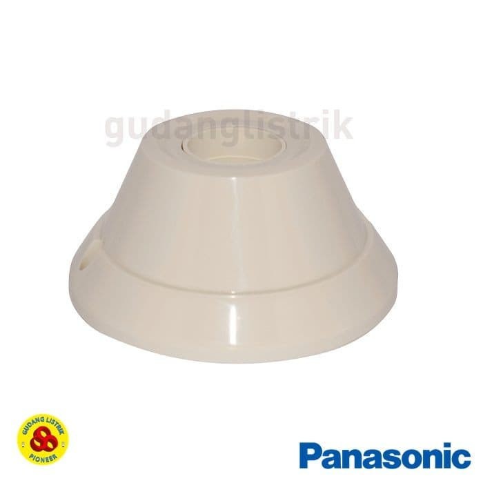 Panasonic Fitting Lampu Plafon Bulat E27 Putih Lamp Holder