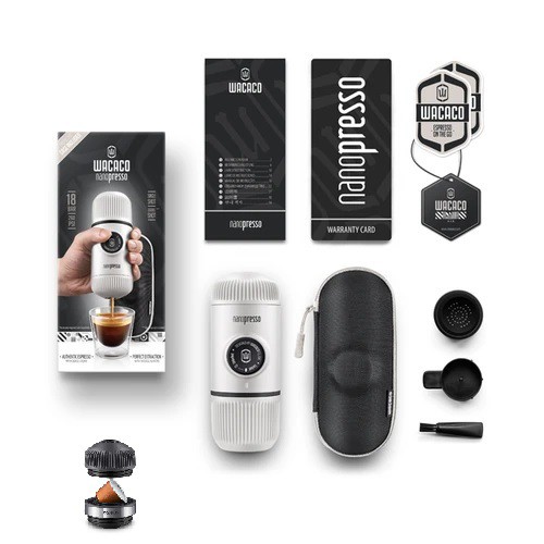 WACACO NANOPRESSO ELEMENTS Theme - Espresso Maker - NS ADAPTER - CASE - Mesin Kopi Portable Manual