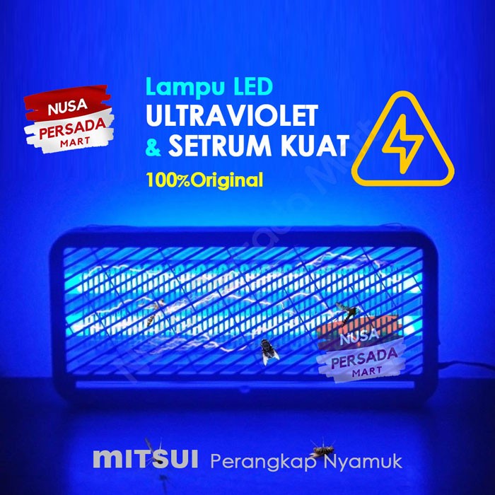 MITSUI - MIK 04 PERANGKAP NYAMUK LALAT LAMPU LED ULTRAVIOLET ELEKTRIK