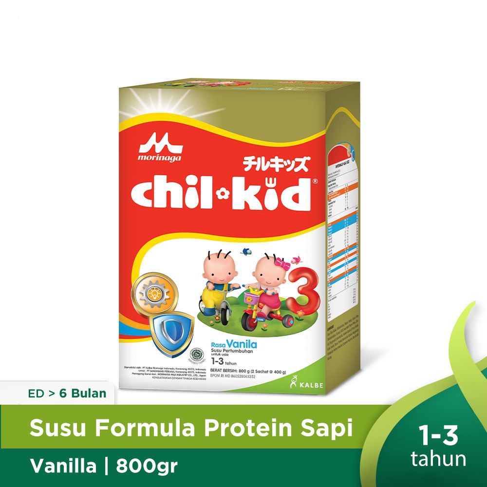 Morinaga Chil Kid Reguler Vanilla/Madu 800 gr