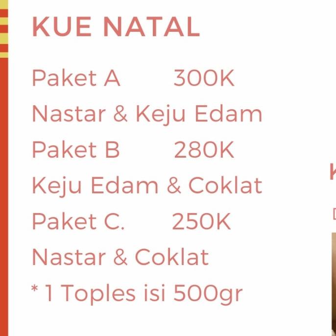 

KUE NASTAR DAN KUE KEJU, CHRISTMAS COOKIES XCD521XS