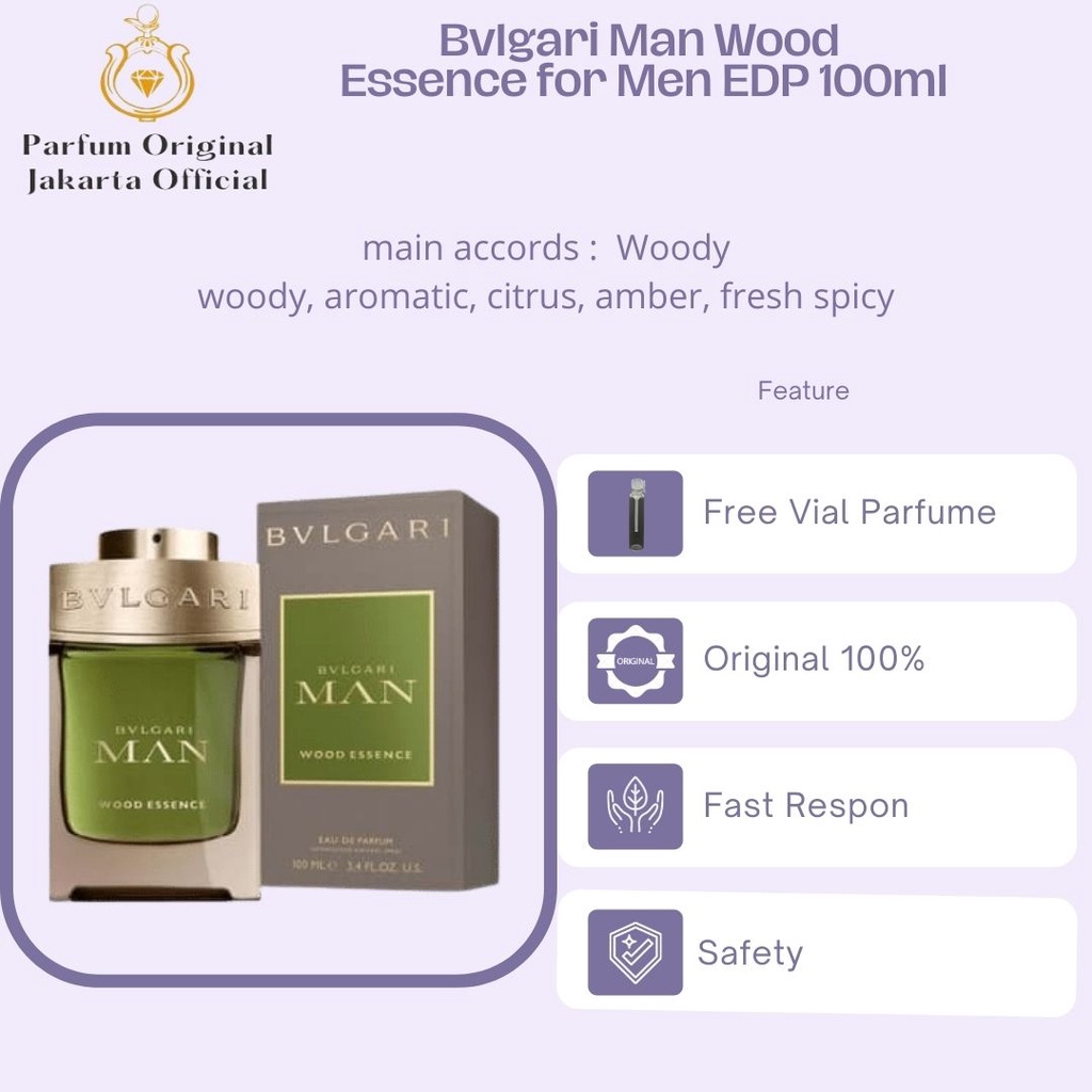 Parfum Parfume Perfume Asli Perawatan Kecantikan Original Import Branded Pria Laki Laki Cowok Bvlgar