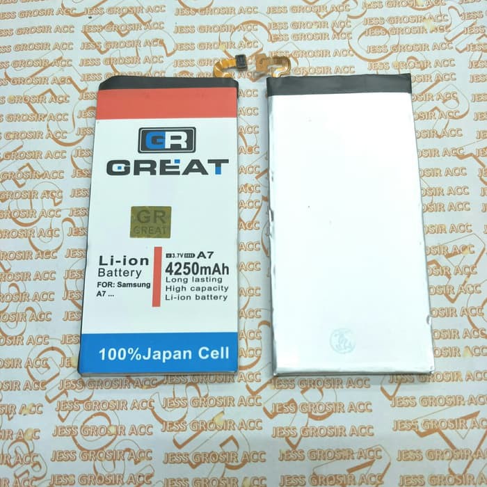 Baterai Battery GREAT Double Power SAMSUNG Galaxy A7 2015 A700 EB-BA700ABE