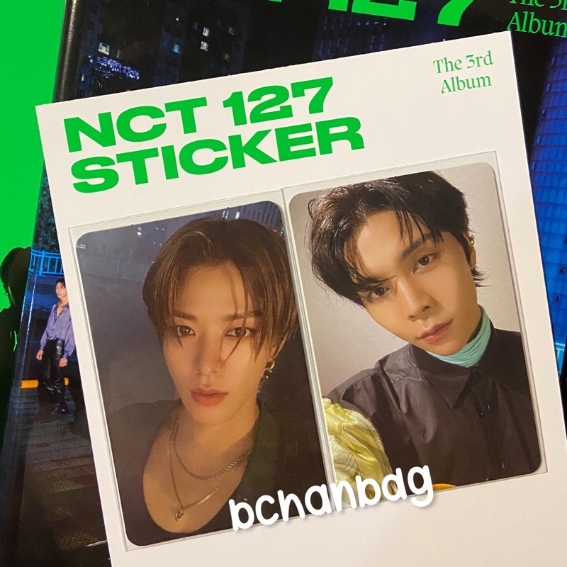 wts photocard pc johnny sticky ver + yuta seoul city ver