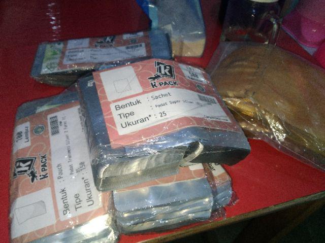 [500 Pcs] Kemasan Sachet Alumunium Foil 25 Gram/ Aluminium Foil 8x12 Cm Kpack
