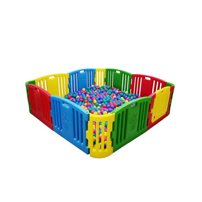 TERMURAH Labeille ID Play Yard Jumbo with Door Mainan Pagar Anak KC-009 X Sedia Mainan TERLENGKAP