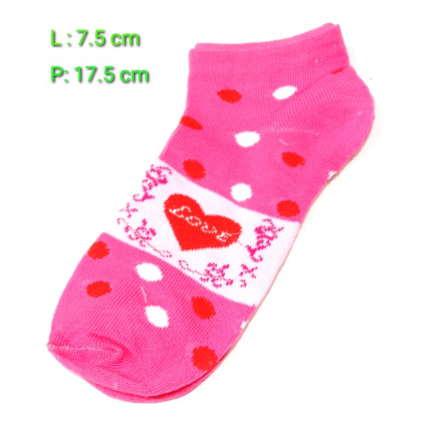 Kaos kaki Remaja Motif Cantik /Kaos Kaki Wanita/Kaus Kaki Remaja/Kaos Kaki Cewe Cantik (KK-003)