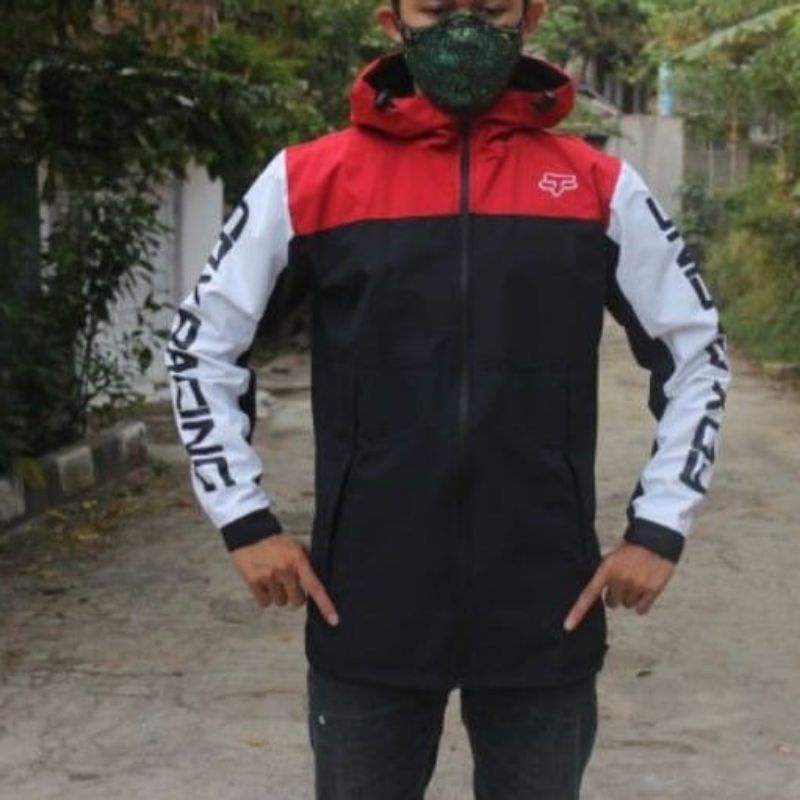 JAKET FOX RACING JAKET SUPERMOTO MOTOCROSS JAKET PARASUT PARSIT SAL JAKET HONDA JAKET HRC JAKET KTM 