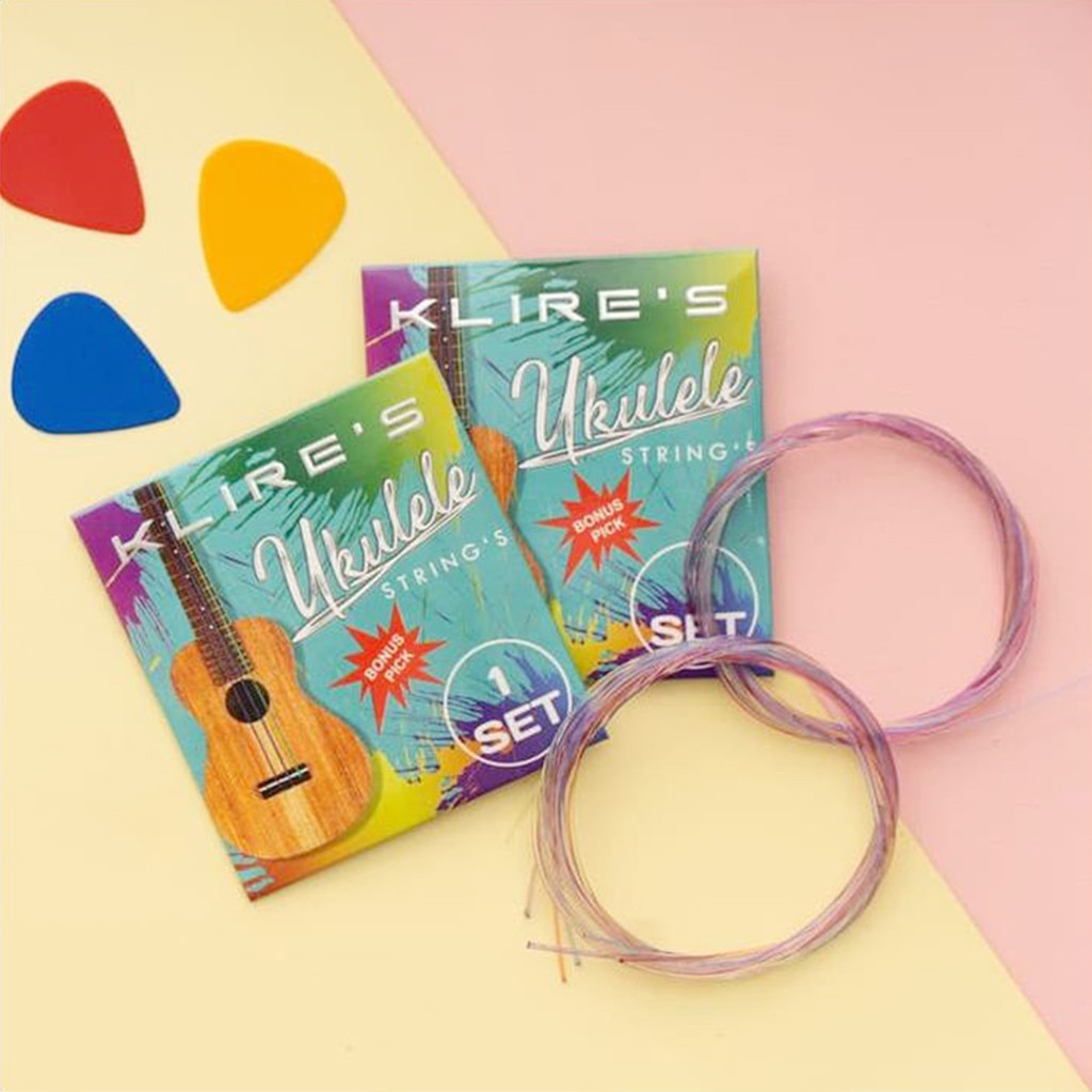 Klire's Ukulele Strings Tuning GCEA Senar Nylon Ukulele