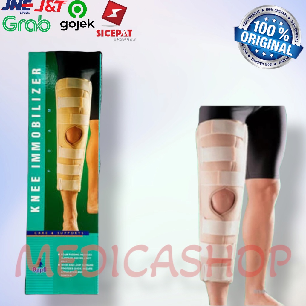 KNEE IMMOBILIZER OPPO 4030 / Penyangga Cidera Lutut / KNEE SUPPORT