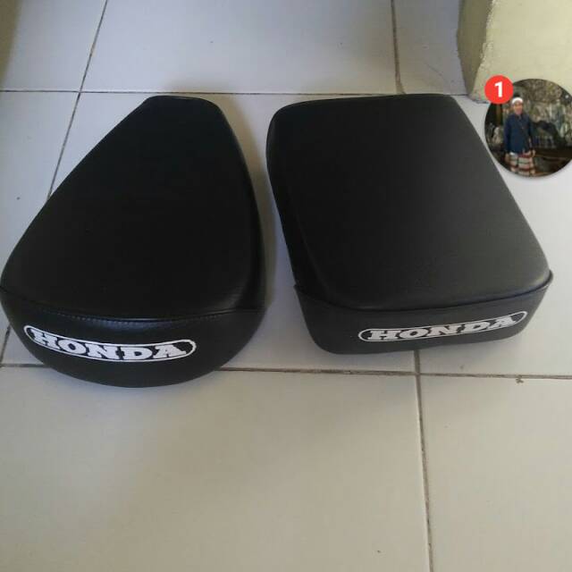Jok Pispot C70 pisah hitam