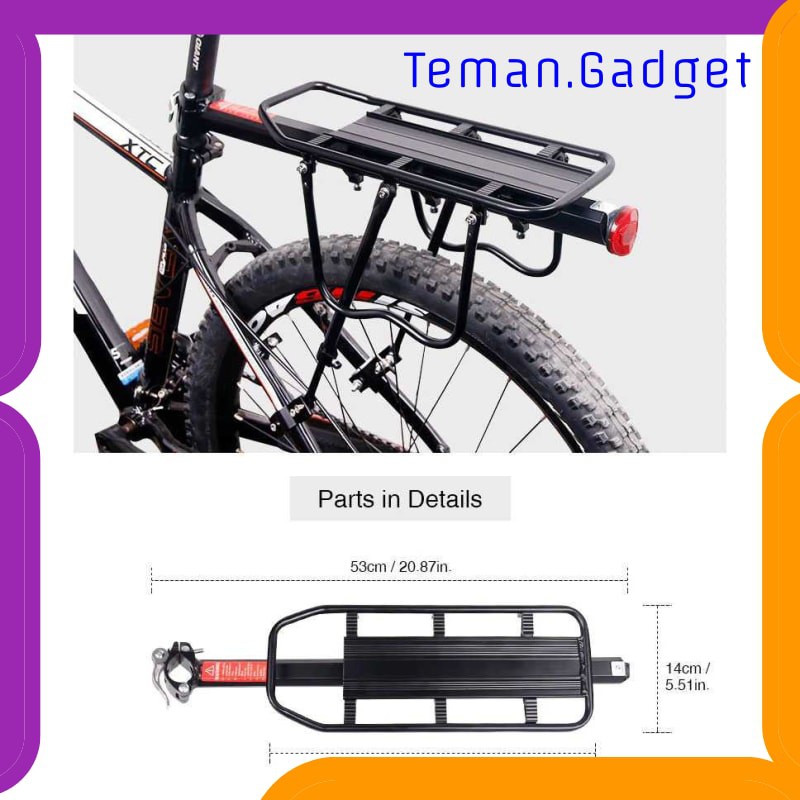 TG-IB416 DEEMOUNT Boncengan Belakang Sepeda Luggage Carrier Rear Rack - RCK-103