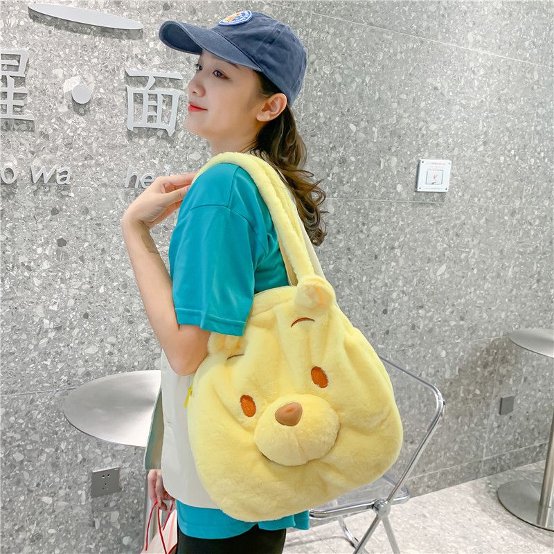 TAS WINNIE THE POOH TOTE BAG IMPOR LUCU