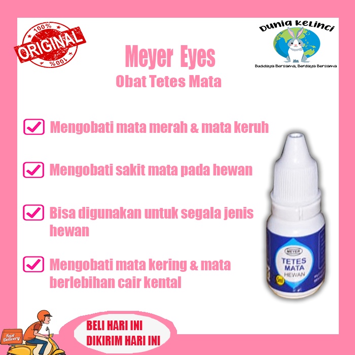 Obat Tetes Mata Hewan Meyer Kucing Kelinci Anjing